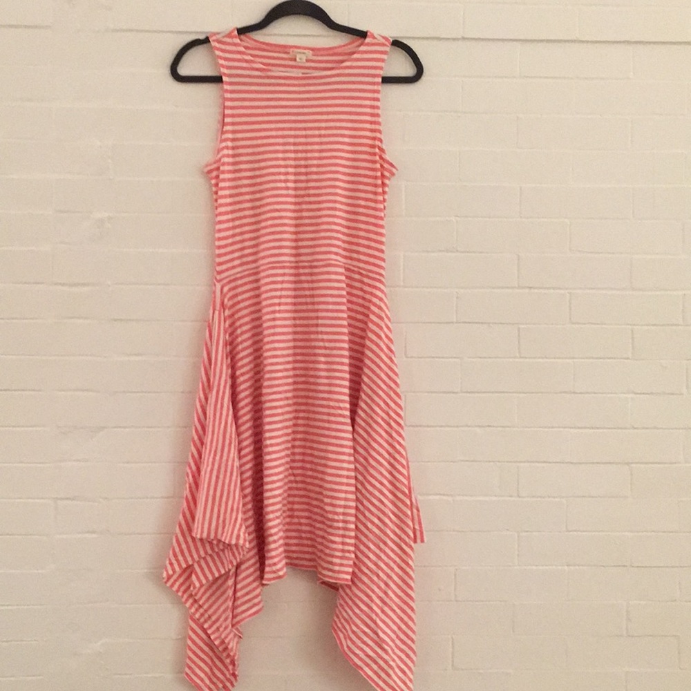 J.Crew crewcuts stripe asymmetrical dress